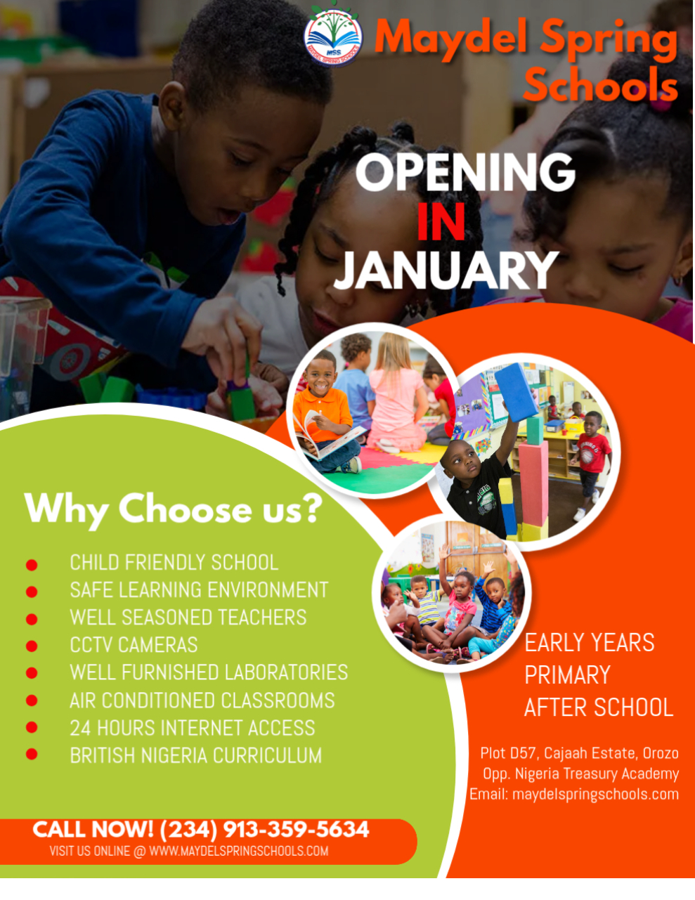 SASCON International Academy Admission Flyer
